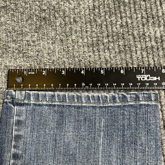 Simply Vera Vera Wang Pant Womens 10 Straight Leg Denim Blue Jean Pockets - Picture 13 of 13